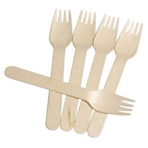 Disposable Wooden Fork (100pc)