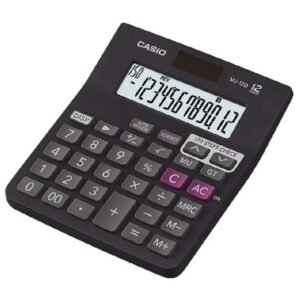 Calculator - Casio-Check & Correct-MJ-12D-BK