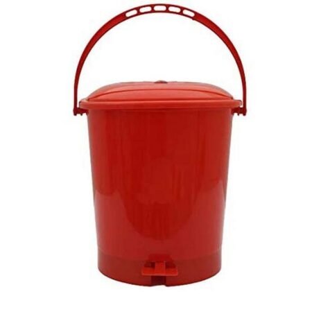 Dustbin- Pedal Bin (red color)-Charu Gold