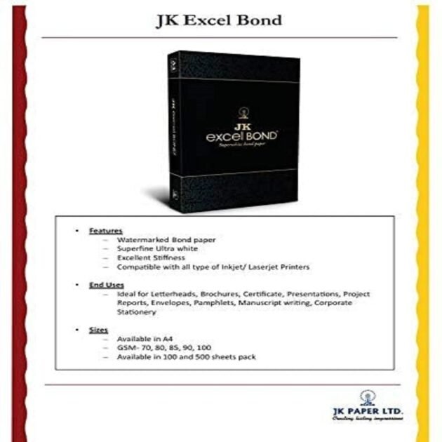 Jk Excel Bond 100 Gsm 500 Sheets OfficeDel jk-excel-bond-100-gsm-500-sheets-officedel