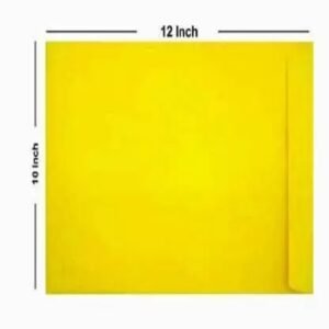 Yellow Envelops 12*10 (A-4) (pack of 50pcs)
