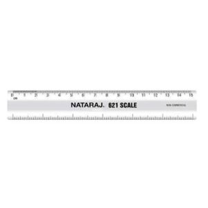 Nataraj 621 Transparent 15CM Scale