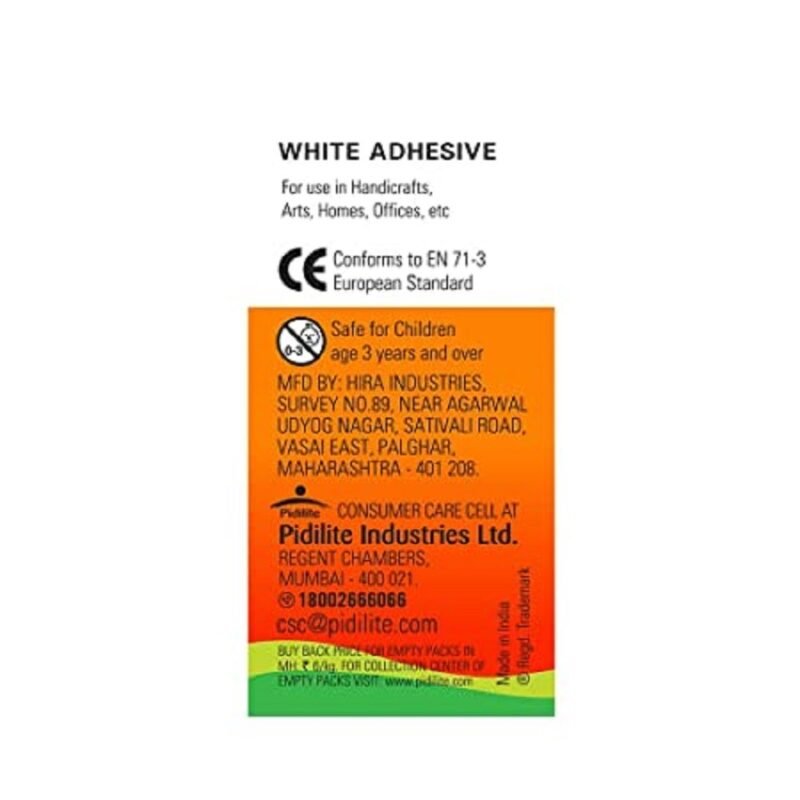 Pidilite Fevicol Craft Glue Ultimate Adhesive White 500 Gm OfficeDel