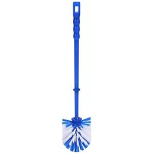 Toilet Brush With Container (Blue Color)