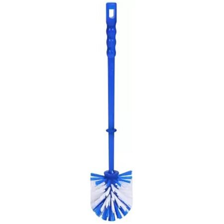 Toilet Brush With Container (Blue Color)