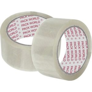White Cello Tape 2″ 65mtr
