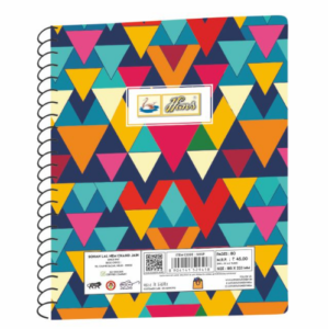 Hans Spiral Notebook No.5-80Pg-18.5*22.3 cm-(Pack Of 10)