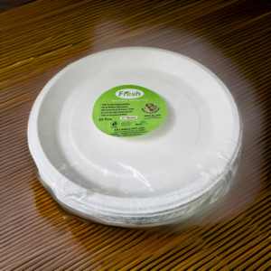 Disposable Plate- Size large 11" Plane-premium quality-pack 25 pcs