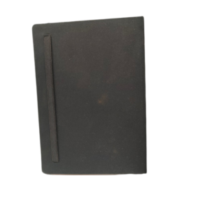 Notebook Diary with Elastic lock -Black- Size A5 (21*15cm)-190pg(95sh)-80 gsm