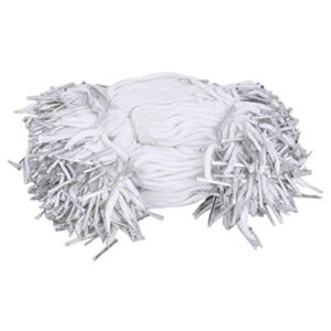 File tag white thread-Pack of 100