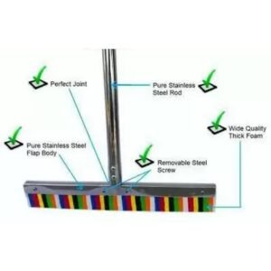Floor-Wiper-Stainless Steel – 60 inches- 5 feet