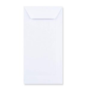 White Envelopes 10*4.5 inches 85Gsm-Plain (Non laminated)-(Pack of 25)