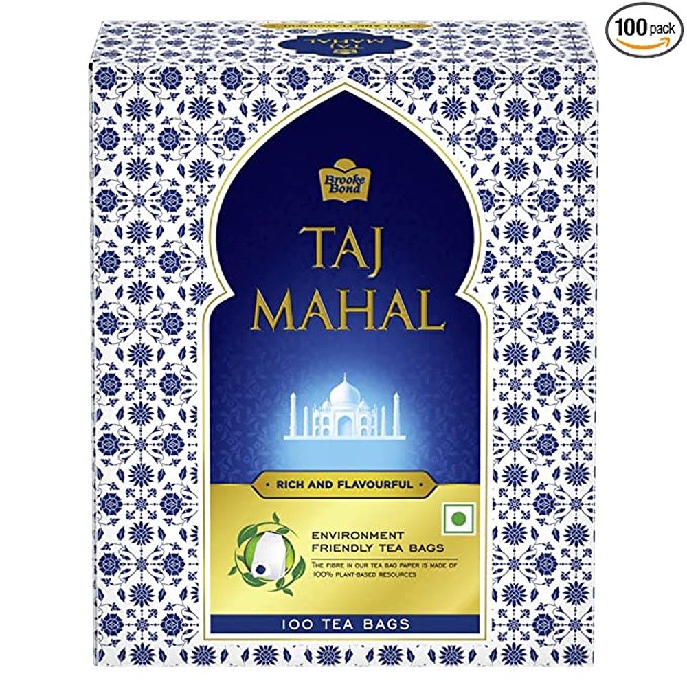Brooke Bond Taj Mahal tea Bag 100 gm OfficeDel