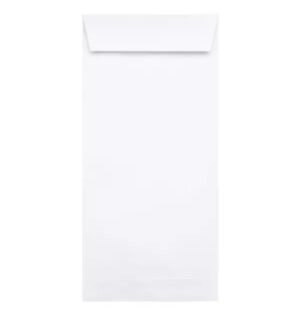 White Envelopes 10*4.5 inches 85Gsm-Plain (Non laminated)-(Pack of 25)