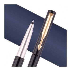Parker Vector Standard Gold Trim Roller Ball Pen with refill