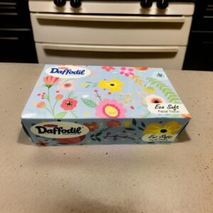 Daffodil Eco soft Facial Tissue 17*20cm (Box)-100 pulls-2ply