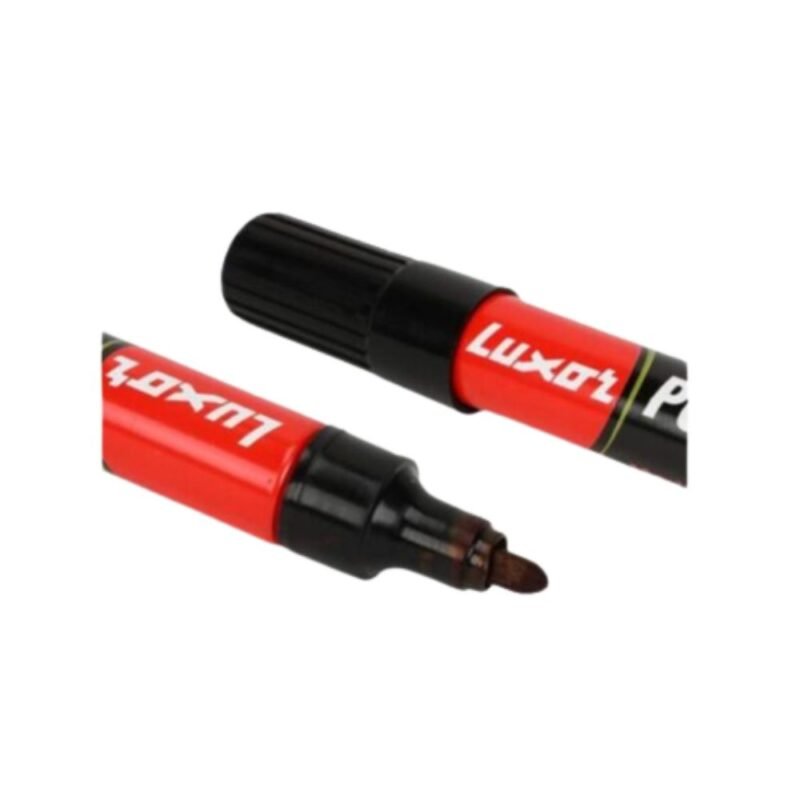 Luxor Permanent Marker Pen red Color OfficeDel