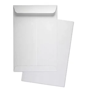 White Envelopes Size FS 14*11 inches-100gsm-Plain (Non laminated)- (Pack of 50)
