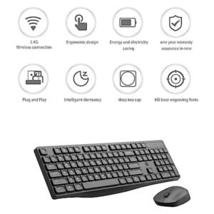 HP CS10 Wireless Keyboard Mouse Combo/2.4 GHz Wireless Connection