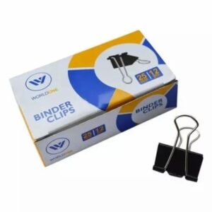 Worldone Binder Clip-Size 25mm (L)-(12Pcs)-Code WPS025