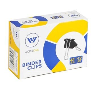 Worldone Binder Clip-Size 41mm (L)-(12Pcs)-Code WPS041