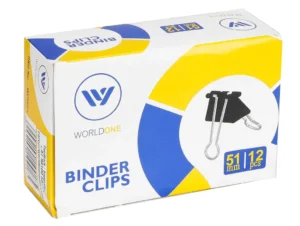 Worldone Binder Clip-Size 51mm (L)-(12Pcs)-Code WPS051