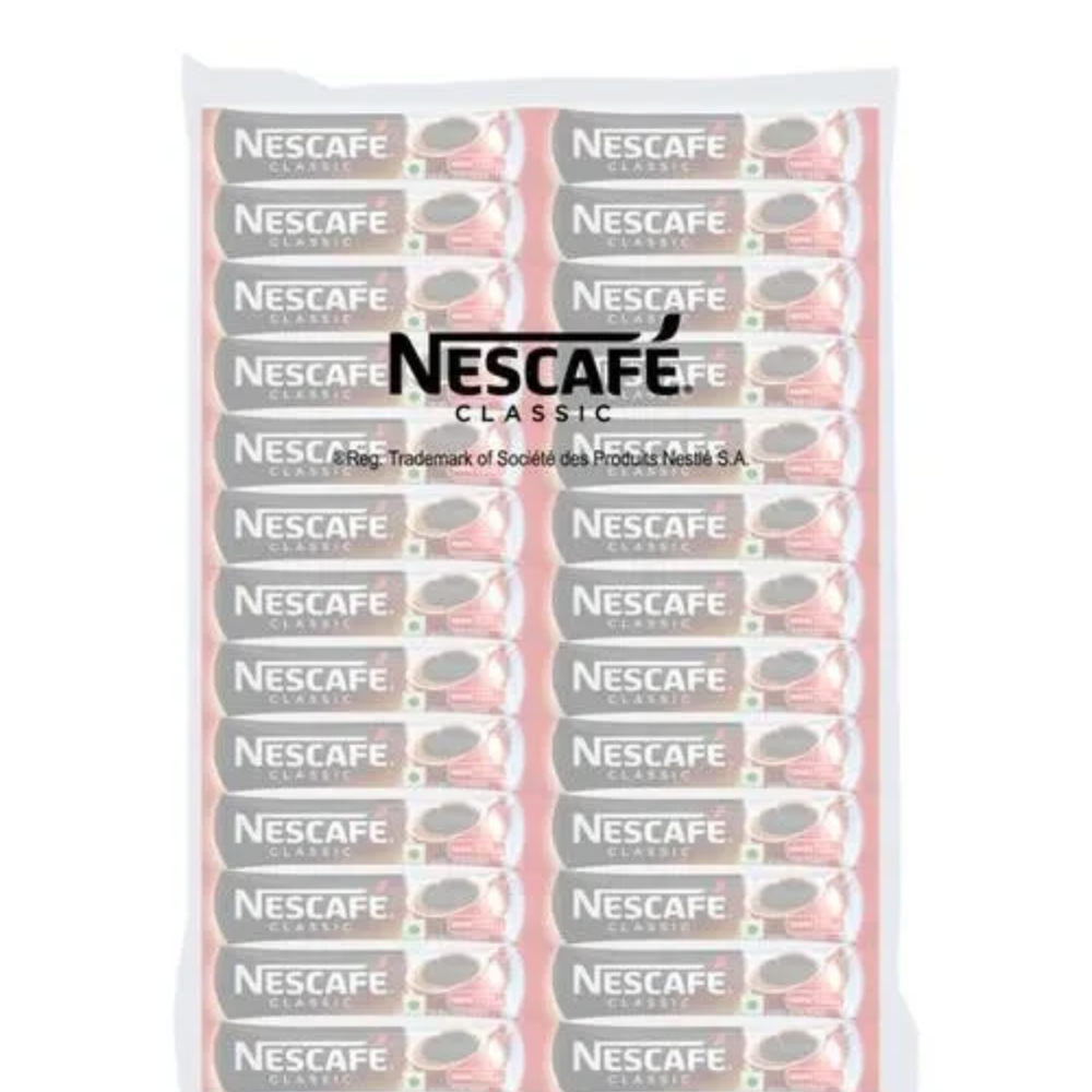 New Rise Nescafe Classic Ground Coffee Sachet (Pack of 96 Pouch) 1.5g