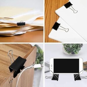 Worldone Binder Clip-Size 15mm (L)-(12Pcs)-Code WPS115