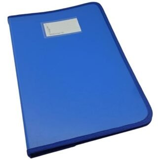 World One DB515F Zipper Display Book, FC, Blue - 20sheets