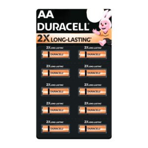 Duracell 2X AA- Thick cell-Mota Cell-pack of 10 pcs