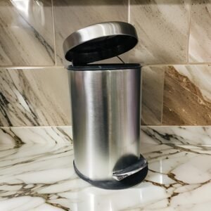 Dustbin Stainless Steel Pedal Bin 5 Ltrs