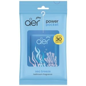 Godrej Aer Power Pocket Bathroom Fragrance - Sea breeze 10g