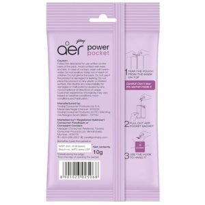 Godrej Aer Power Pocket Bathroom Fragrance – Berry Rush 10g