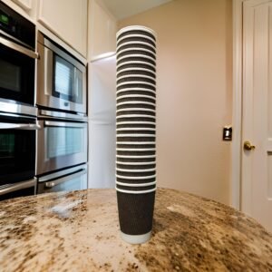 Disposable Ripple Paper Glass / Paper cup 250ML- Pack of 25pcs