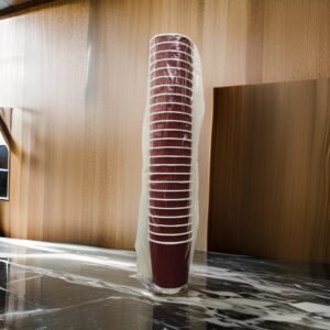 Disposable Ripple Paper Glass / Paper cup150ML- Pack of 25pcs