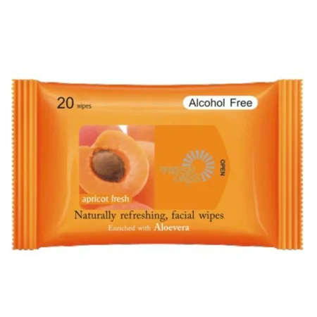 Freshones Apricot Facial Wipes (20 Wipse)