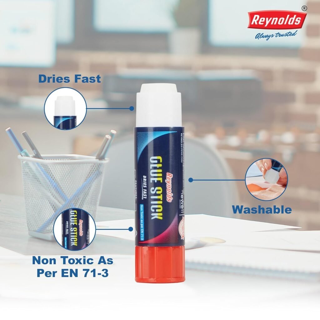Reynolds Glue Sticks Non Toxic Fast Drying Super Glue (21gm) OfficeDel
