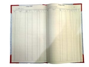 Shipra Ledger Register-19*32 cm – 65gsm-185pg (Q3)