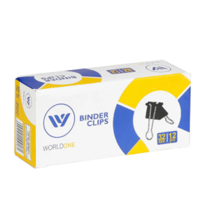 Worldone Binder Clip-Size 32mm (L)-(12Pcs)-Code WPS032