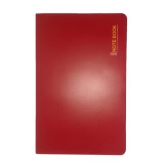 Notebook Diary - Hard Paper Cover-Red- Size 22*14 cm-160pg (80sh)