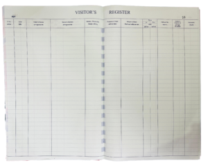 Shipra Visitor Register-21*34 cm-70gsm-210pg (3Q)