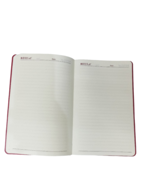 Notebook Diary – Hard Paper Cover-Red- Size 22*14 cm-160pg (80sh)