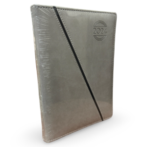 Diary- Soft Rexine cover-Light Grey