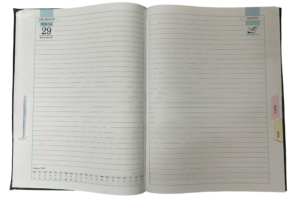Diary- Soft Rexine cover-Black (2024)