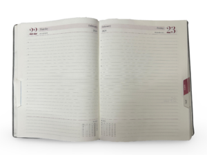 Diary- Soft Rexine cover-Light Grey (2024)