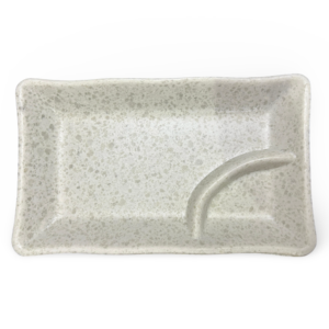 Melamine Square plate with a Dip