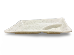 Melamine Square plate with a Dip