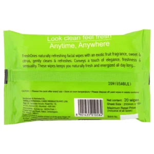 Freshones Watermelon Facial Wipes (20 Wipse)