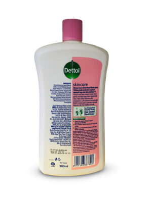 Dettol Liquid Handwash Refill Bottle – Skincare everyday protection- 900 ML