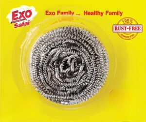 Wellcare EXO Stainless Steel Scrubber-(11g)